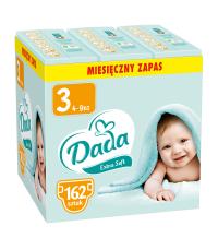 Pieluszki Dada Extra Soft Rozmiar 3, 4-9 kg 162 szt.