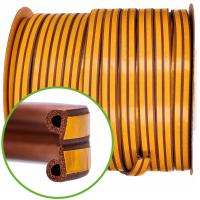 Uszczelka samoprzylepna do okien i drzwi Typ P 100mb ToolSpace BRĄZ