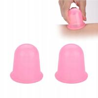 ZESTAW 2 SZT. BAŃKA CHIŃSKA SILIKONOWA DO MASAŻU CIAŁA 5CM