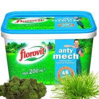 Удобрение для газона с мхом Florovit с железом АНТИМЕХ 4 кг