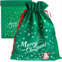 WOREK NA PREZENTY ŚWIĄTECZNY TORBA PREZENTOWA EKO OPAKOWANIE 50x40 cm