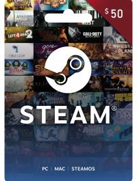 Doładowanie Steam 50 USD