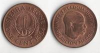 SIERRA LEONE 1964 1 CENT
