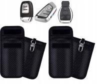 2x ETUI Keyless na Kluczyk Antykradzieżowe Ochrona Pokrowiec Blokada RFID