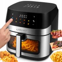 FRYTKOWNICA BEZTŁUSZCZOWA AIR FRYER FRYTOWNICA DUŻA 10 PROGRAMÓW 8L 1600W
