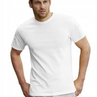 Fruit of The Loom - GRUBY T-shirt Koszulka PREMIUM 195g ringspun white