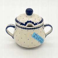 Cukiernica z ceramiki bolesławieckiej – ręcznie wykonana i malowana