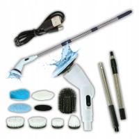 Szczotka Myjka Obrotowa Elektryczna Do Czyszczenia 9 Głowic Bezprzewodowa