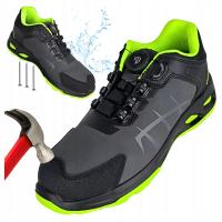 Buty robocze Specto półbuty skórzane wodoodporne S3S z metalowym podnoskiem