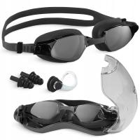 OKULARKI DO PŁYWANIA OKULARY NA BASEN PŁYWACKIE REGULOWANE ANTIFOG TSUNAMI