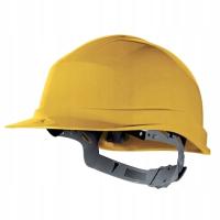 Защитный желтый промышленный шлем Delta Plus с регулировкой 53-63 см