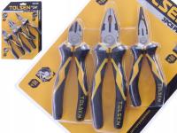 ZESTAW SZCZYPIEC TOLSEN PROFESIONAL SZCZYPCE INDUSTRIAL 3 SZTUKI / PRO