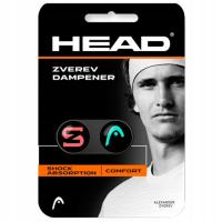 Теннисный демпфер Head Zverev Dampener 2 шт. зеленый / оранжевый