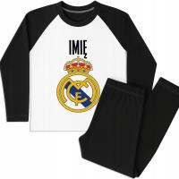 Piżama Czarna Kluby Piłkarskie REAL MADRYT Prezent Na Święta Wzory- cm