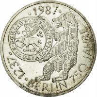 Moneta, Niemcy - RFN, 10 Mark, 1987, Hamburg, Germ