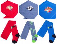 RAJSTOPY BAWEŁNIANE CHŁOPIĘCE RAJTUZY DZIECIĘCE WZORY 3-PAK YOCLUB 80-86