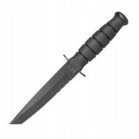 Ka-Bar 1255 Nóż Short Tanto Black Serrated