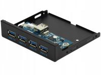 Концентратор 3.5 дюймов передняя панель 4x USB 3.0 5Gbps