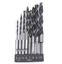 Сверло по дереву с шестигранной спиралью 3-10 мм x 8