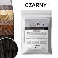 Saszetka GLOVIS 25g - Czarny - Black Gęste Włosy w Kilka Sekund Łysienie