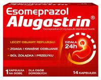 Esomeprazol Alugastrin 20 mg refluks zgaga 14 kaps