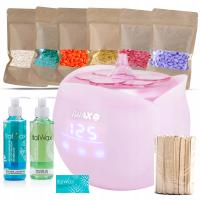 Zestaw ITALWAX 6x WOSK DO DEPILACJI twardy + PODGRZEWACZ do wosku PREPARATY