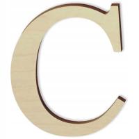 деревянная буква С.M 10 cm Times надпись слово