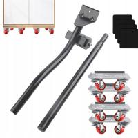 ROLKI DO MEBLI TRANSPORTU PRZESUWANIA ZESTAW 5szt Łatwe poruszanie się