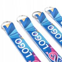 BRELOKI REKLAMOWE z nadrukiem kolorowym Z LOGO fullcolor breloki LOOP 50szt