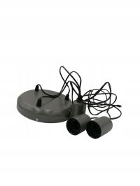 Люстра SPIDER3 серый черный кабели ручной работы