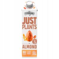 TYMBARK JUST PLANTS MIGDAŁ 1L NAPÓJ ROŚLINNY BEZ DODATKU CUKRU, BEZ GLUTENU