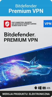 Bitdefender Premium VPN 10 st. / 12 miesięcy ESD