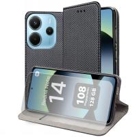 Etui z klapką TeleProtector do Xiaomi Redmi Note 14 czarny