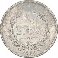 9.fur.URUGWAJ, 1 PESO 1893