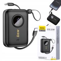 Powerbank Dudao K14 USB-A / USB-C 10000mAh - czarny