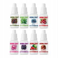 Набор из 8 пищевых ароматизаторов на основе гликоля 8x10 мл