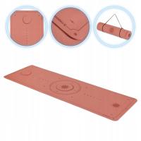 MIĘKKA ANTYPOŚLIZGOWA mata fitness do ćwiczeń jogi XTREXO treningowa 6 mm