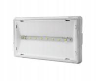 OPRAWA AWARYJNA EXIT S IP65 LED 1W 1H JEDNOZADANIOWA PT BIAŁA +PU34 ETS/1W/