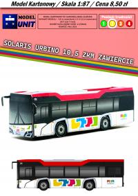 SOLARIS URBINO 10,5 IV ZKM Упаковка картонная модель масштаб 1:87 ModelUNIT