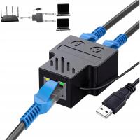 Адаптер разветвитель LAN RJ45 2xrj45 100Mb / s