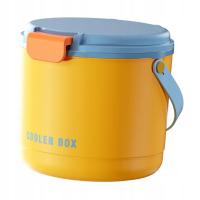 Wiadro na lód Akcesoria do wózków barowych Kosz do przechowywania lodu na zewnątrz Pomarańczowy Niebieski