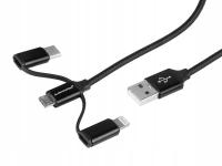 Zestaw kabli USB - microUSB typ B Carmotion