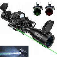 4-16X50 AOEG ПРИЦЕЛ ЗЕЛЕНЫЙ ЛАЗЕРНЫЙ ФОНАРИК КОЛЛИМАТОР