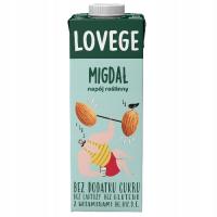 Миндальный напиток Lovege без добавления сахара 1л