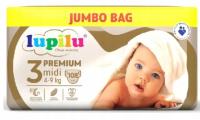 Подгузники Lupilu Premium 3 Midi 4-9 кг 108 шт.