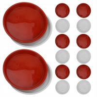 20 SZTUK TACEK ŁAPACZA WODY ROŚLINNEJ PLASTIKOWY ZESTAW SPODKÓW