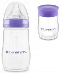 LANSINOH BUTELKA 240ml Smoczek Średni 