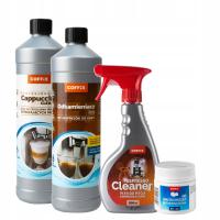 Zestaw Odkamieniacz Tabletki Płyny do czyszczenia ekspresu i mleka Melitta