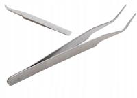 METALOWA PRECYZYJNA ANTYSTATYCZNA ZAGIĘTA PĘSETA ESD PINCETA PENSETA SERWIS