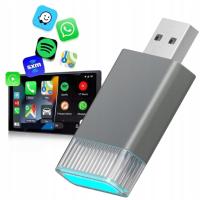 BEZPRZEWODOWY ADAPTER CarPlay MODUŁ DO AUTA Bluetooth + Wi-Fi Plug & Play